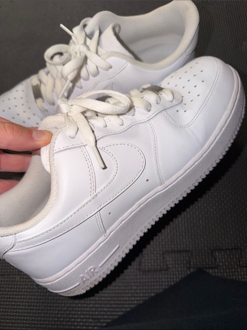 White AF1s Men's Size 9.5 - Air Force Ones Very Good Condition